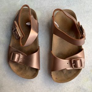 Olive & Edie Toddler Rose Gold Sandal